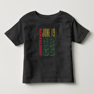 Camiseta Juneteenth 19 de junho de 1865 Tipografia História