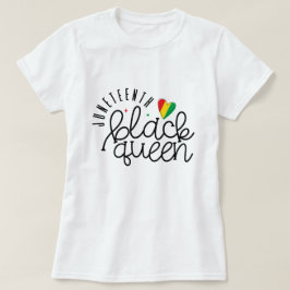 Camiseta Juneteenth Black Queen - História Negra