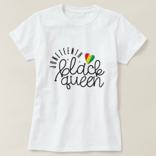 Camiseta Juneteenth Black Queen - História Negra