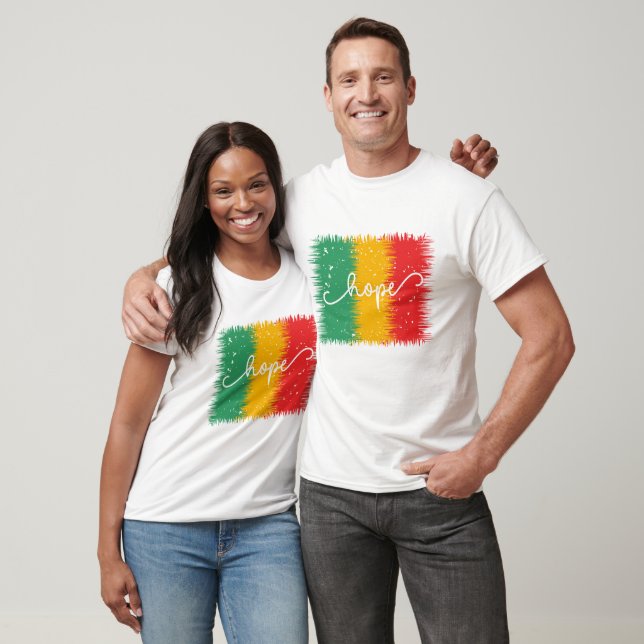 Camiseta Juneteenth Esperança - História Negra (Unissex)