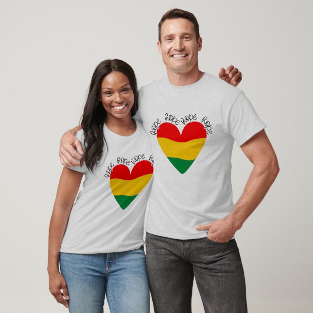Camiseta Juneteenth Esperança - História Negra (Unissex)