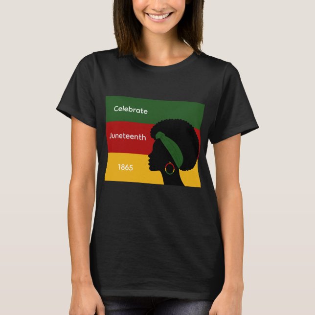 Camiseta Juneteenth Feminina (Frente)