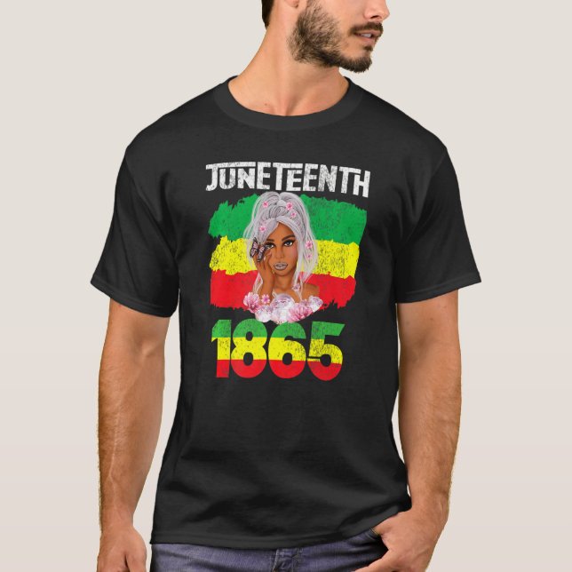 Camiseta Juneteenth June 19th 1865 Juneteenth Freedom Day (Frente)