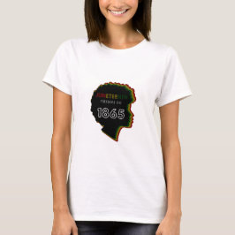 Camiseta Juneteenth Orgulho Afro-Americano Dia da Liberdade
