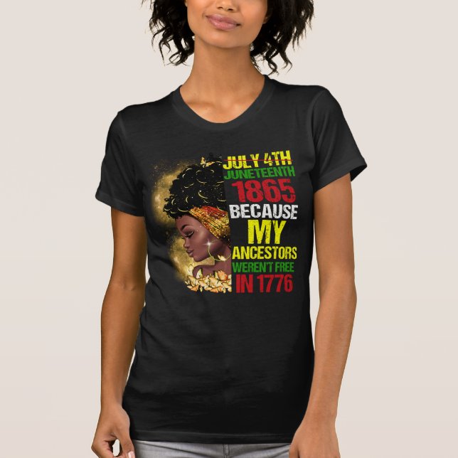 CAMISETA JUNETEENTH TEE (Frente)