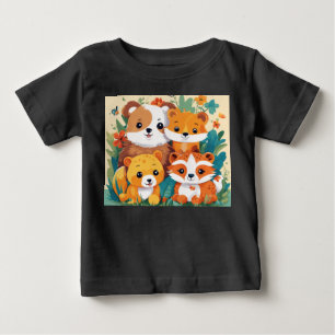 Camiseta Jungle Jamboree - Crianças de Parada Animal Jovens