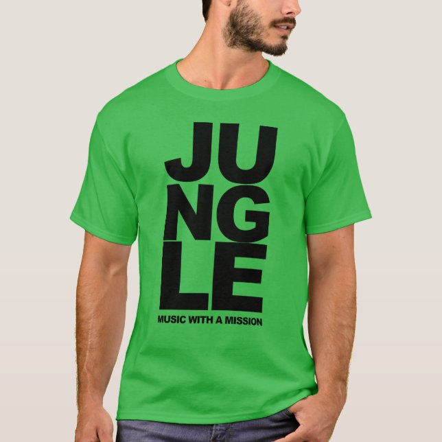CAMISETA JUNGLE MÚSICA (Frente)