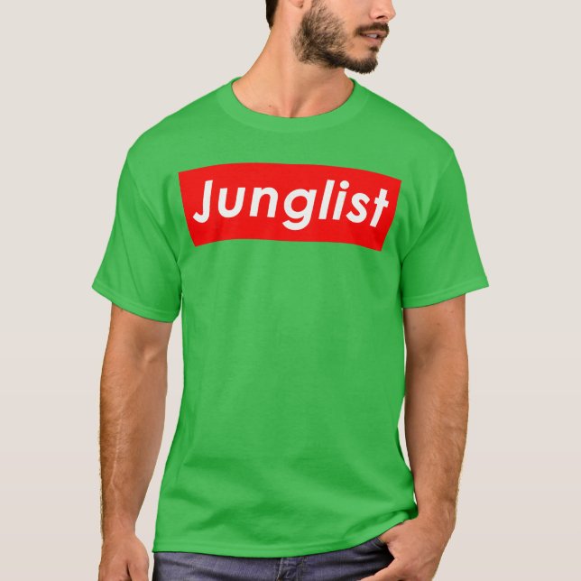 Camiseta Junglist Drum and Bass EDM Jungle Music DJ Mi Jung (Frente)
