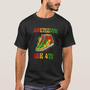 Camiseta Junho 19 de junho 1865 Indepe negro-africano