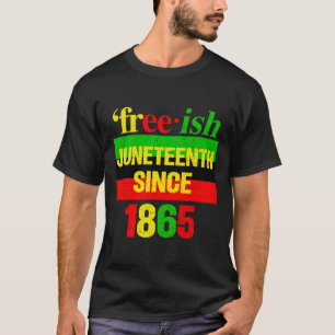 Camiseta Junho de 1865 História Negra Liberdade Americana A