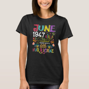 Camiseta Junho De 1947 As Meninas Têm Um Aniversário De 75