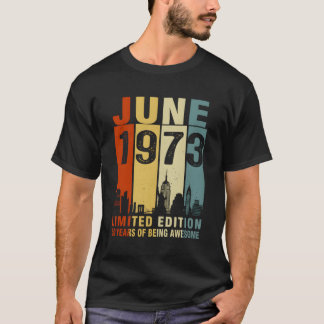 Camiseta Junho De 1973 50 Anos De Esforço
