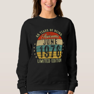 Camiseta Junho De 1976 46º Aniversário 46 Anos De Esforço