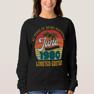 Camiseta Junho De 1980 42º Aniversário 42 Anos De Incrível