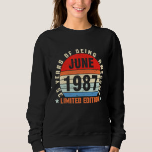 Camiseta Junho De 1987 Aniversário De 35 Anos De Incrível