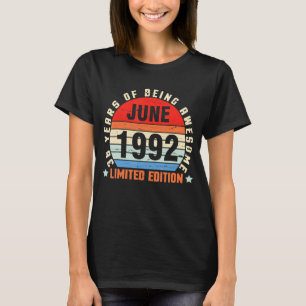 Camiseta Junho De 1992 Aniversário De 30 Anos De Incrível