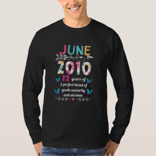 Camiseta Junho De 2010 12 Anos De Maturidade E Sabedoria Do