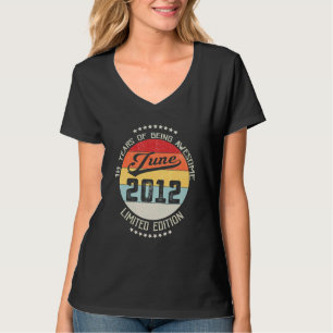 Camiseta Junho De 2012 10º Aniversário 10 Anos De Esforço