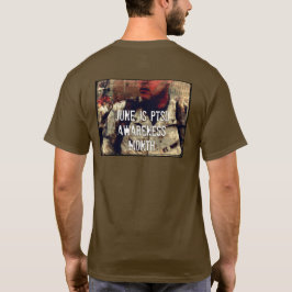 Camiseta Junho é o Mês de Consciência PTSD