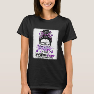 Camiseta Junho Nós Usamos Roxo Conscientização Alzheimerhei