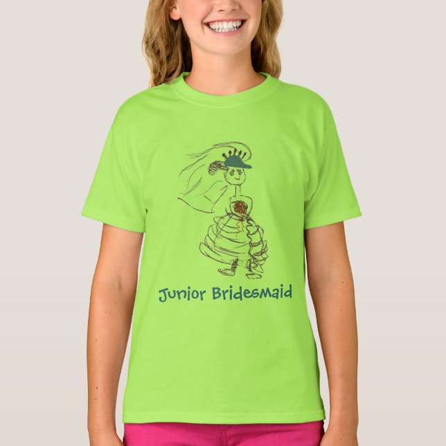Camiseta Junior Bridesmaid (Frente)