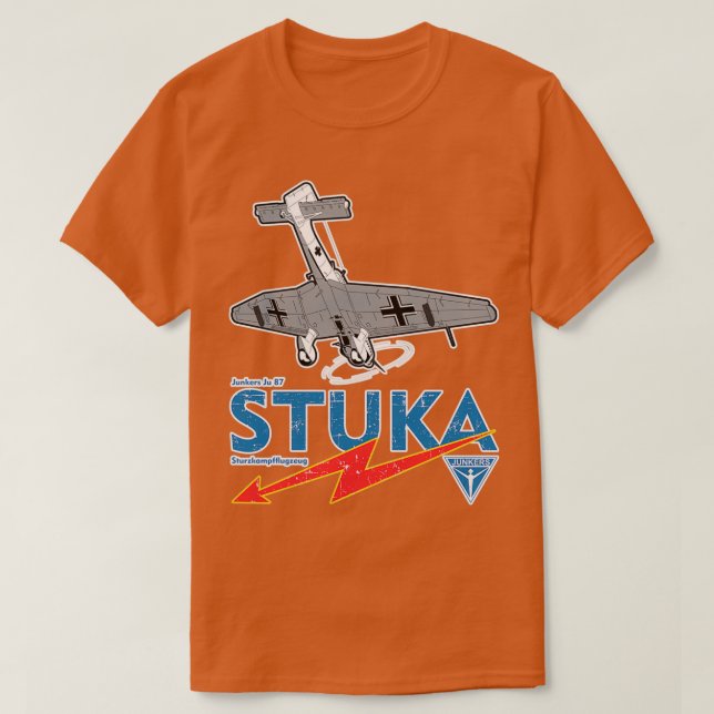 Camiseta Junkers Ju 87 Stuka  (Frente do Design)