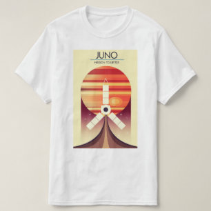 Camiseta Juno - missão à arte do espaço de Jupiter