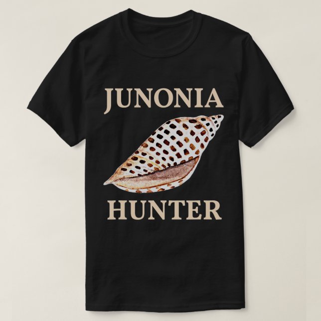 Camiseta Junonia Hunter Rare Seashell Sanibel Island Balde (Frente do Design)