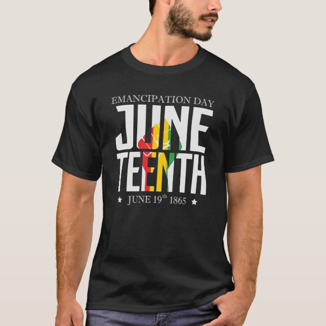 Camiseta Junta | Dia de Emancipação | Verde preto vermelho (Frente)
