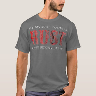 Camiseta Juntar Minha Cor Favorita É Lixo De Ferrugem