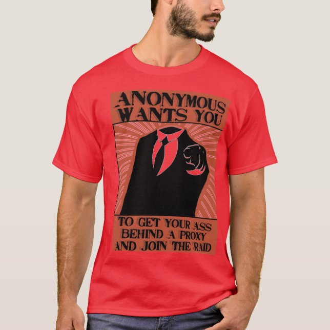 Camiseta Junte-se a anónimo (Frente)