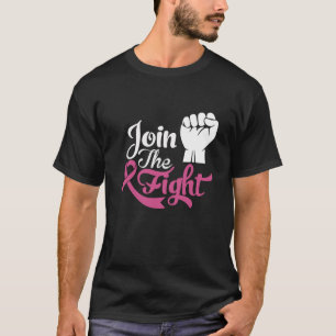 Camiseta Junte-se à Luta Apoie a Conscientização sobre o Câ