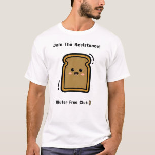 Camiseta Junte-se à Resistência: Clube Livre Gluten