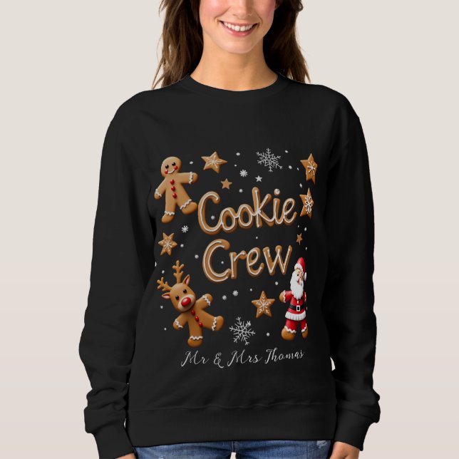 Camiseta Junte-se à Tripulação de Cookie no seu último Nata (Frente)