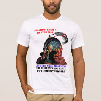 Camiseta Junte-se ao movimento do Whig - homens