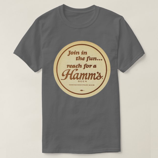 Camiseta Junte-se ao programa de diversão para uma cerveja  (Frente do Design)