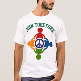 Camiseta Junte-se em Paz
