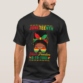 Camiseta Junth Celebra Óculos De Negrito Para Preto