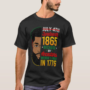 Camiseta Junth Junenésimo Afro-Americano