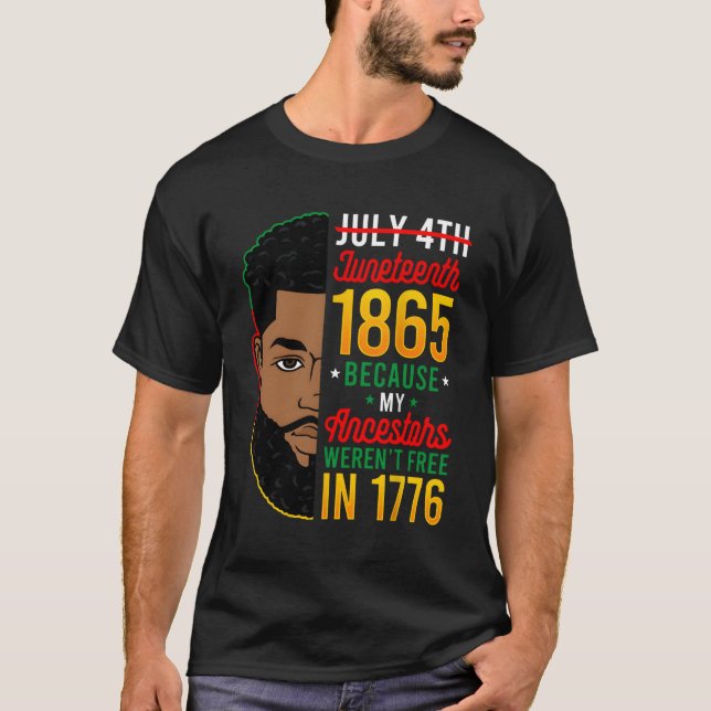 Camiseta Junth Junenésimo Afro-Americano (Frente)