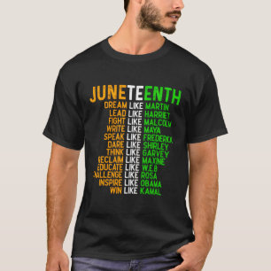Camiseta Junth Junenésimo Afro-Americano