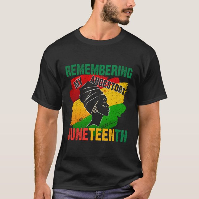 Camiseta Junth Lembrando Meus Ancestrais 2023 (Frente)
