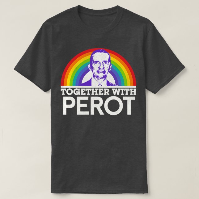 Camiseta Junto com Ross Perot (Frente do Design)