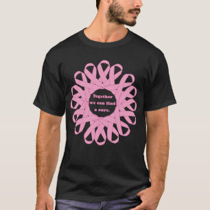 Camiseta Junto nós podemos encontrar fitas de um rosa da