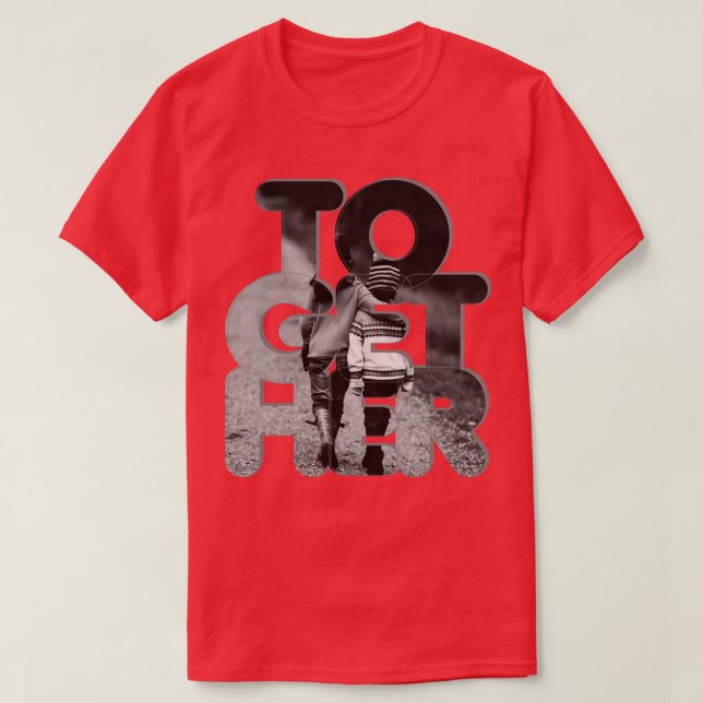 CAMISETA JUNTOS (Frente do Design)