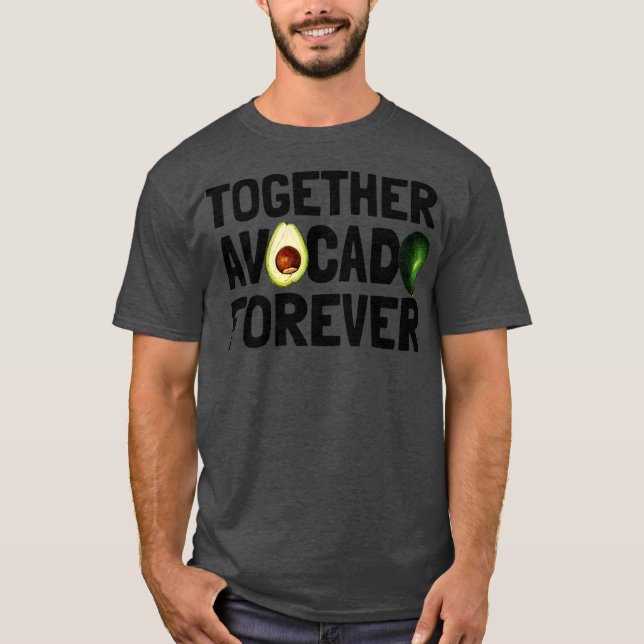 Camiseta Juntos Abacate Para Sempre (Frente)