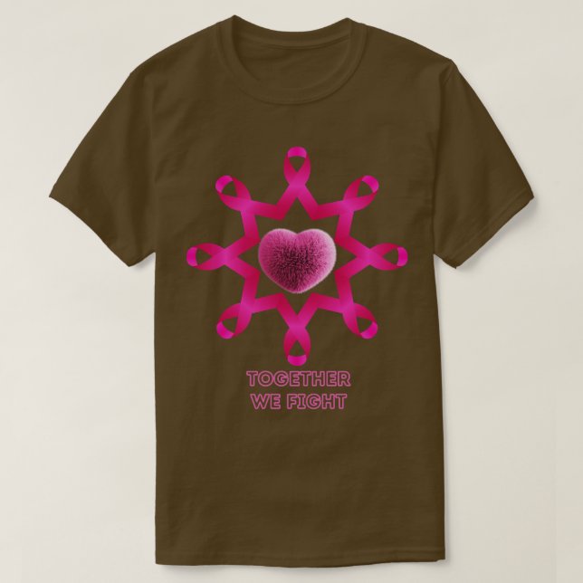 Camiseta Juntos, combatemos a consciência (Frente do Design)