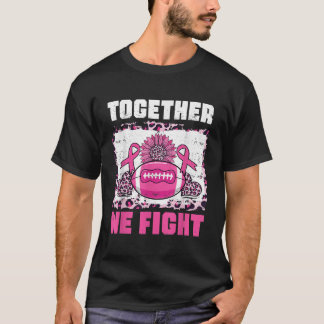 Camiseta Juntos, Combatemos A Consciência Do Cancer De Fute
