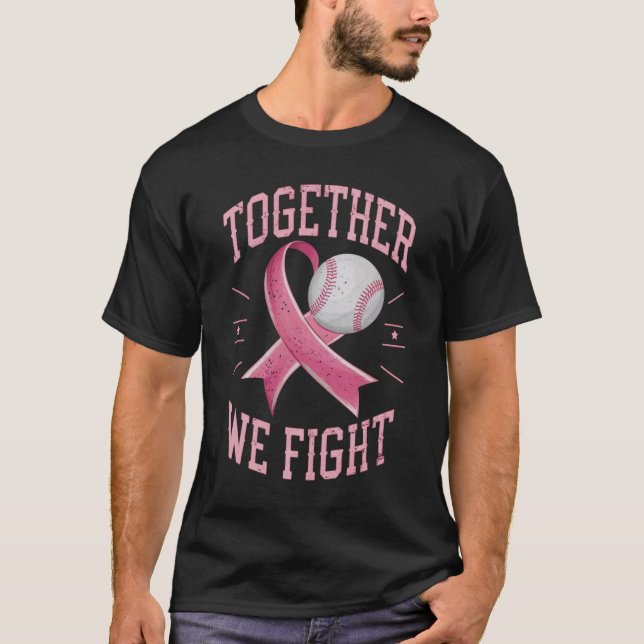Camiseta Juntos, Combatemos A Consciência Do Cancer De Mama (Frente)
