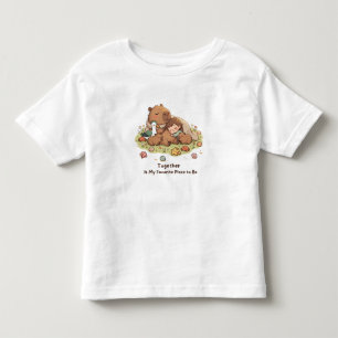 Camiseta Juntos É Meu Lugar Favorito Para Estar Capybara Am